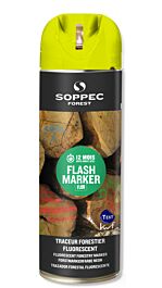 Traceur Forestier Hautement Fluorescent Jaune Fluo 12 Mois FLASH MARKER