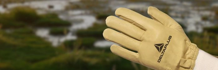 GANTS CUIR POUR MANUTENTION EN MILEU HUMIDE