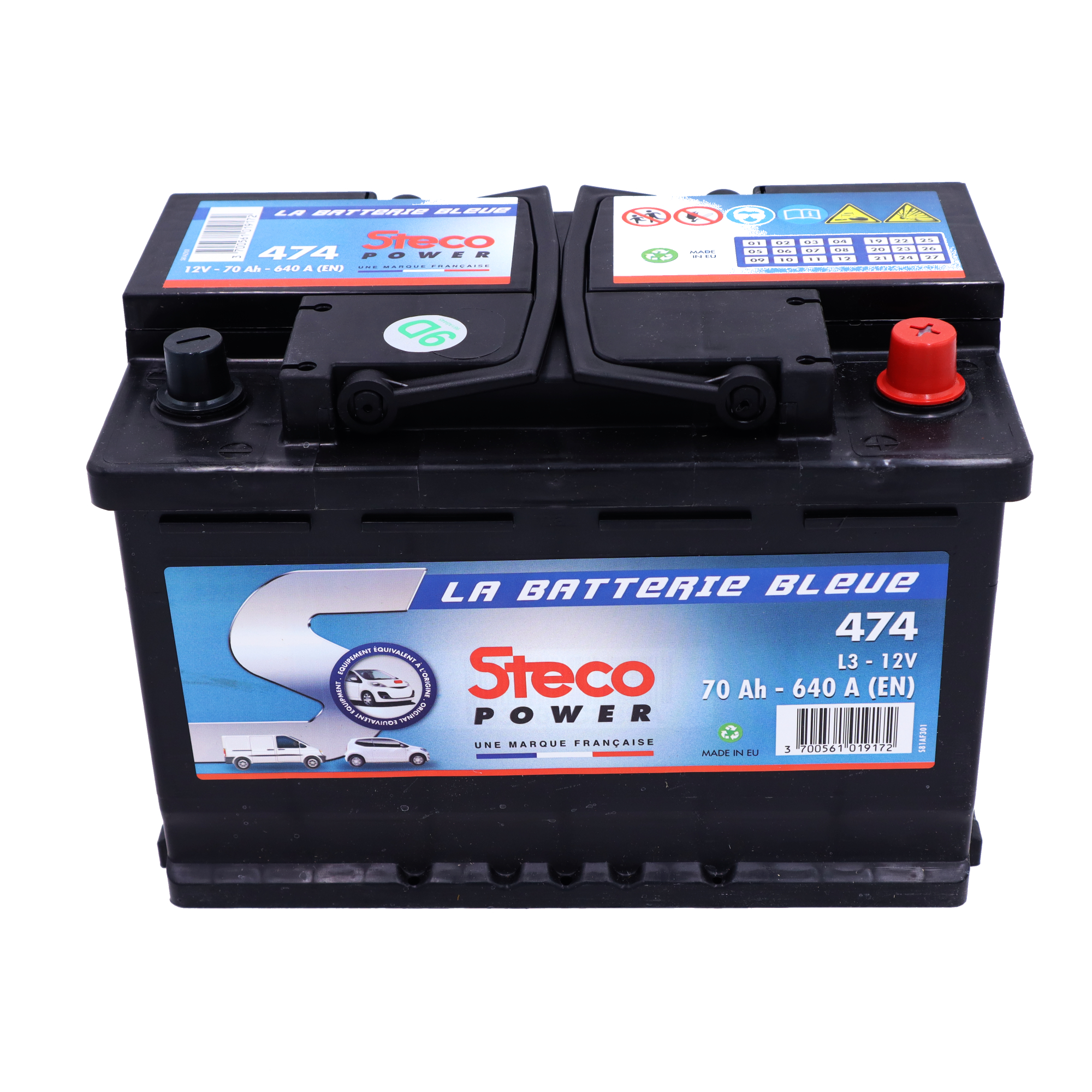 Batterie 12V 75Ah 750A STECO 206