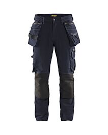 Pantalon X1900 artisan stretch 4D Blåkläder 1998 Marine foncé/Noir Blaklader - 199816448699C