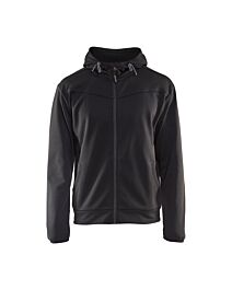 Sweat à capuche noir et gris foncé Blaklader 3363 zippé - 336325269998