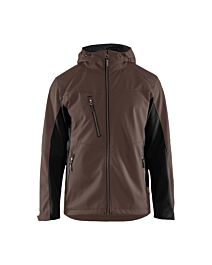 Veste Softshell à capuche Blåkläder 4753 Marron/Noir Blaklader - 475325167899