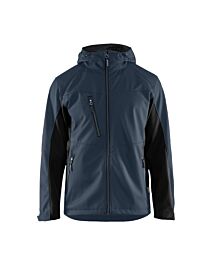 Veste Softshell à capuche Blåkläder 4753 Marine foncé/Noir Blaklader - 475325168699