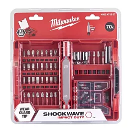 Set d'embouts Shockwave GEN 3 MILWAUKEE - 75 pièces - 4932492008